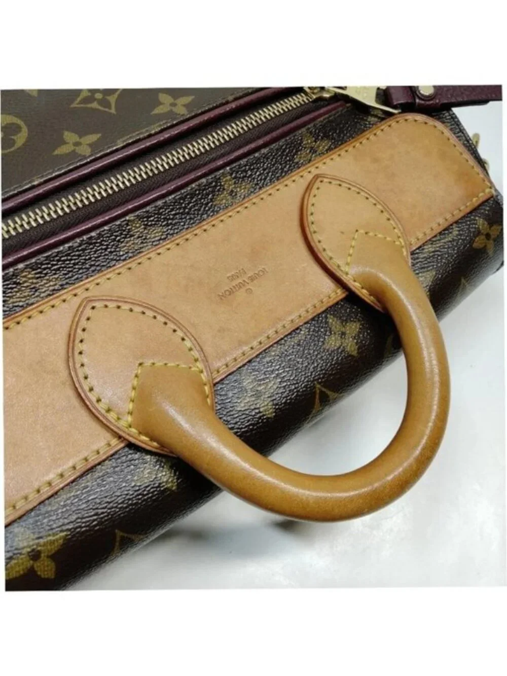 Authentic Louis Vuitton Eden MM Monogram Crossbody Satchel Shoulder Bag